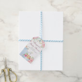 Baby Shower Thee Feestje Bedankt Cadeaulabel (Met Touw)
