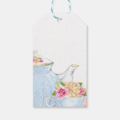 Baby Shower Thee Feestje Bedankt Cadeaulabel (Achterkant)