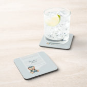 Baby shower Thema Hard Plastic Onderzetter (Rechterzijde)