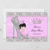 Baby shower Tiara Kaart (Voorkant)