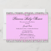 Baby shower Tiara Kaart (Achterkant)