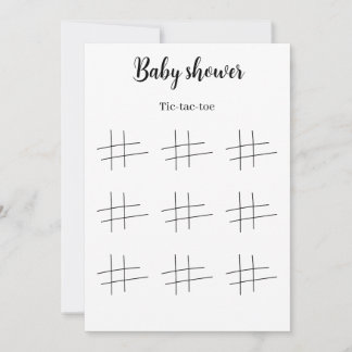 Baby Shower Tic Tac Toe Game Printable, Kaart