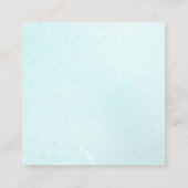 Baby shower Tickets groen bruin blauw taper Informatiekaartje (Achterkant)