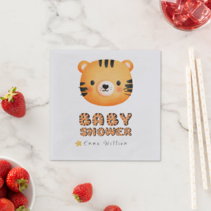 BABY SHOWER TIGER STAR SERVET