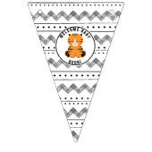 Baby shower Tiger Vlaggetjes (Derde vlag)
