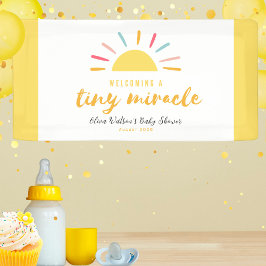 Baby shower Tiny Miracle Sun Spandoek