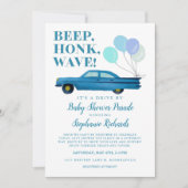 Baby shower-tong kaart (Voorkant)