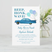 Baby shower-tong kaart (Staand voorkant)