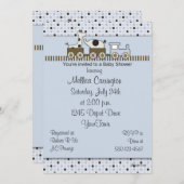 baby shower Treinuitnodiging Kaart (Voorkant / Achterkant)