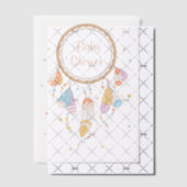 Baby shower Tribal Dreamcatcher Boho Insert Vellum Uitnodigingen (Offset (Uitnodiging))