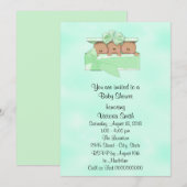 baby shower Triplets Etnische Baby Neutraal geslac Kaart (Voorkant / Achterkant)