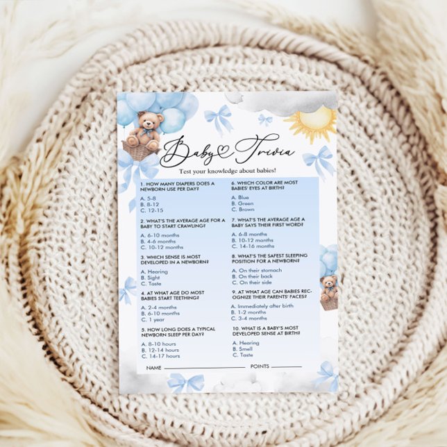 Baby shower Trivia Spel (Creator heeft geüpload)