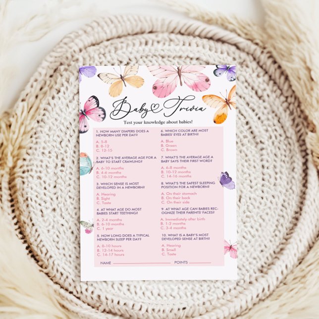 Baby shower Trivia Spel (Creator heeft geüpload)