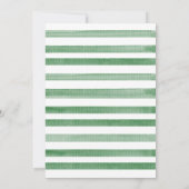 Baby shower Tropisch Oerwoud Safari Dieren Kaart (Achterkant)