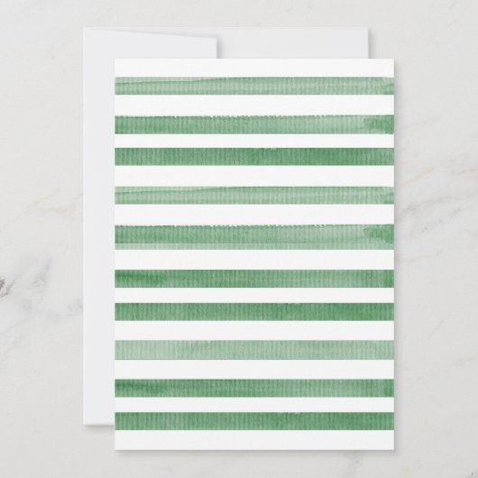 Baby shower Tropisch Oerwoud Safari Dieren Kaart (Achterkant)