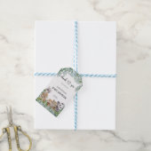 Baby shower Tropische Oerwouden Cadeaulabel (Met Touw)