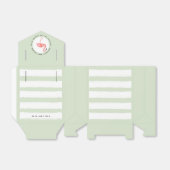 Baby shower Tropische Waterverf Flamingo Dank u Bedankdoosjes (Uitgevouwen)