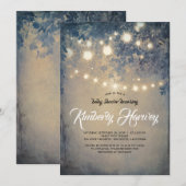 Baby Shower | Tuinverlichting Kaart (Voorkant / Achterkant)