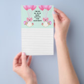 Baby Shower Tweelingen Advieskaarten Flyer (Hand)