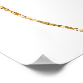 Baby shower-tweelingteken roze en blauwe ballonnen poster (Hoek)