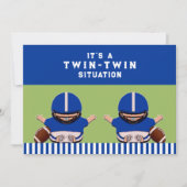 Baby shower Twin Boys Sport Kaart (Voorkant)