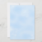 Baby shower Twin Boys Teddy Bear Kaart (Achterkant)