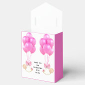 Baby shower Twin Meisjes Dank je Bedankdoosjes (Geopend)