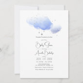 baby shower "Twinkle Twinkle Little Star" Kaart (Voorkant)