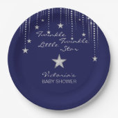 baby shower Twinkle Twinkle Little Star Papieren Bordje (Voorkant)