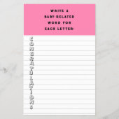 Baby shower Twins Advice Kaarten (Achterkant)