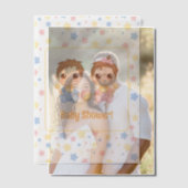 Baby shower Twins Boy Girl Insert Vellum Uitnodigingen (Offset (Koppel))