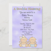 Baby shower Twins Jongen Meisje Kaart (Voorkant)