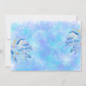 Baby shower Twins Ocean Zee Animals Kaart (Achterkant)