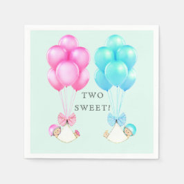 Baby shower Twins Servet