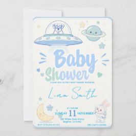Baby Shower -UFO Pets- Kaart