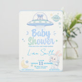 Baby Shower -UFO Pets- Kaart (Staand voorkant)