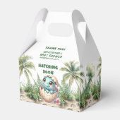 Baby shower Uitkomen Binnenkort Bedankt Box Bedankdoosjes (Achterkant)