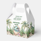 Baby shower Uitkomen Binnenkort Bedankt Box Bedankdoosjes (Voorkant Zijde)