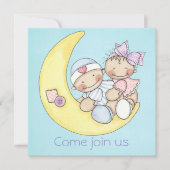 baby shower uitnodigen kaart (Voorkant)