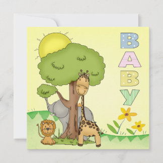 baby shower uitnodigen kaart