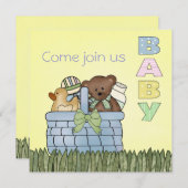 baby shower uitnodigen kaart (Voorkant / Achterkant)