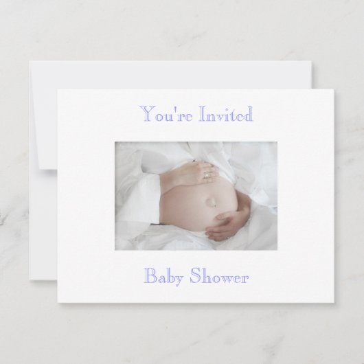 baby shower Uitnodiging (Voorkant)