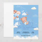 Baby shower Uitnodiging (Voorkant / Achterkant)