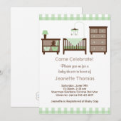 baby shower Uitnodiging (Voorkant / Achterkant)