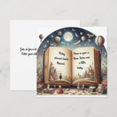 Baby shower Uitnodiging (Voorkant / Achterkant)