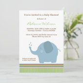 Baby shower Uitnodiging (Staand voorkant)