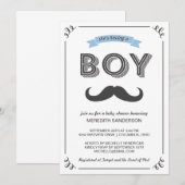  Baby shower Uitnodiging (Voorkant / Achterkant)