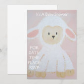 baby shower Uitnodiging (Voorkant / Achterkant)