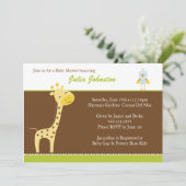 baby shower Uitnodiging (Staand voorkant)