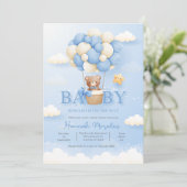Baby shower Uitnodiging (Staand voorkant)